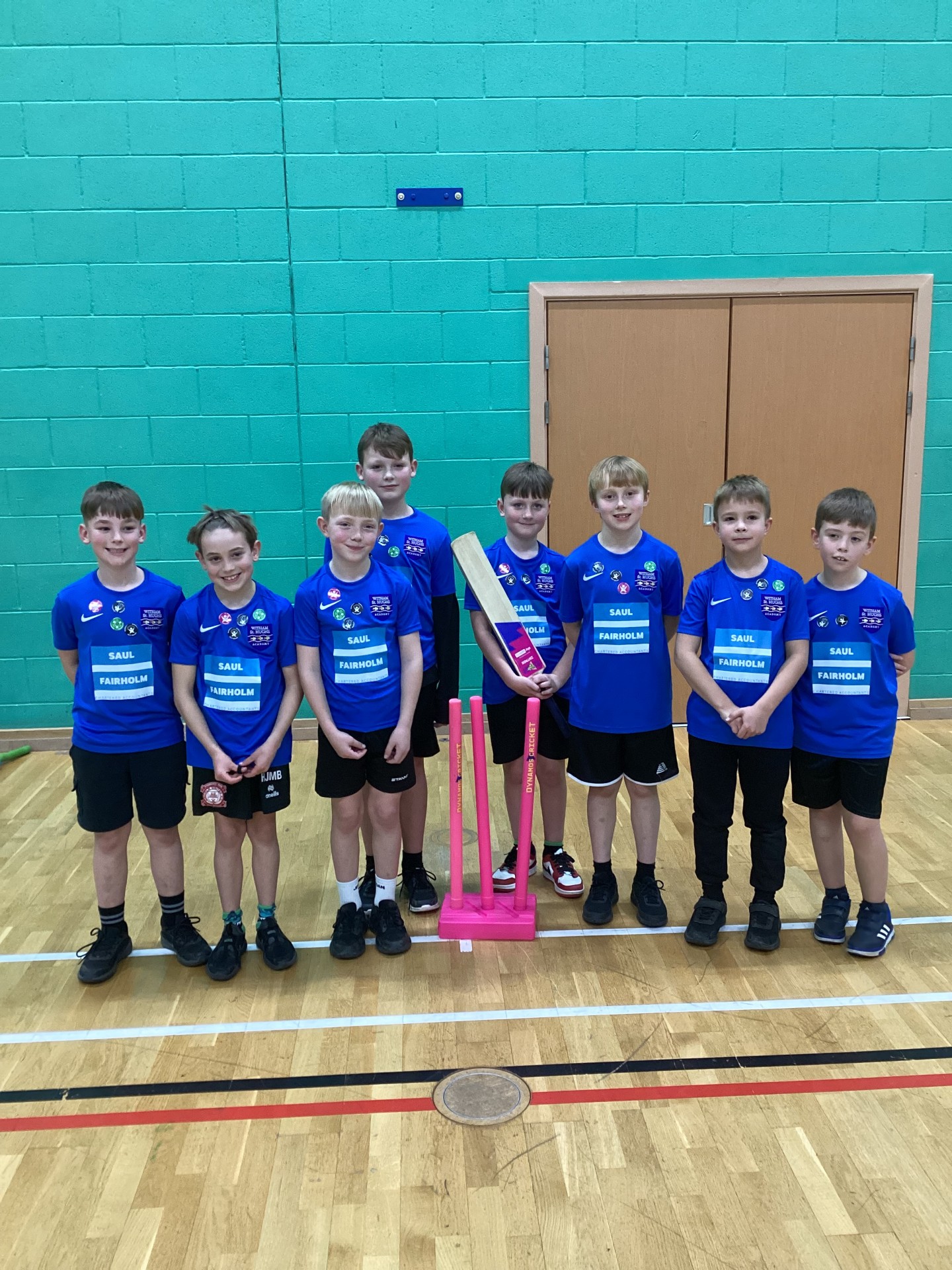 Year 4 indoor cricket team