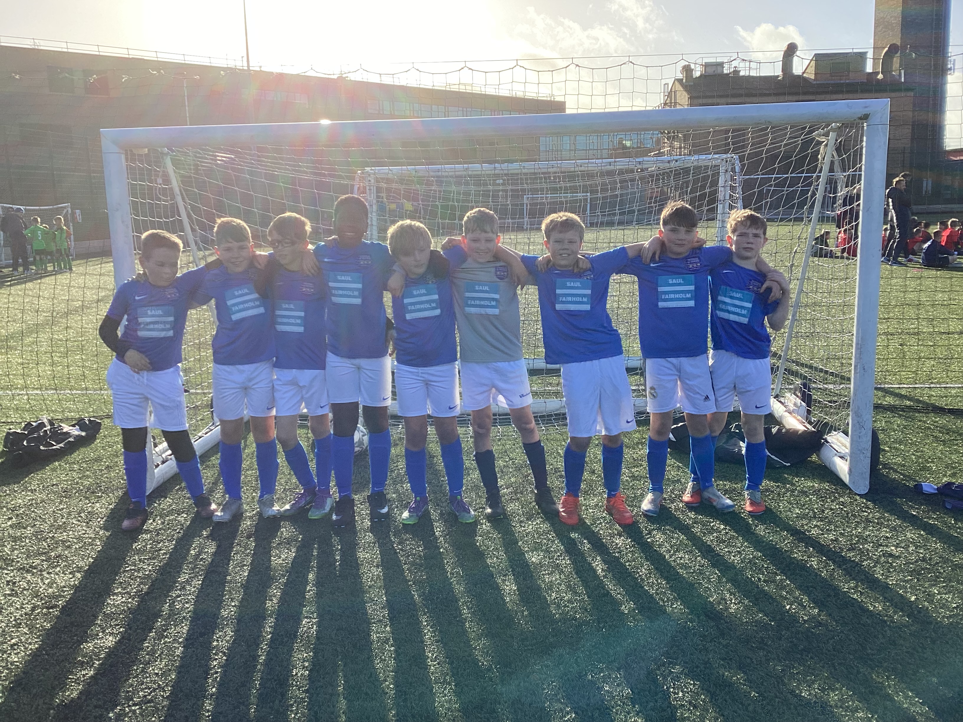 Year 6 Boys Football Team at Lincoln City FC
